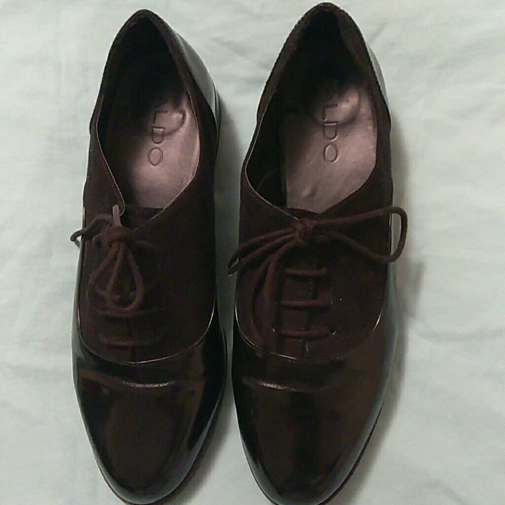 Aldo leather patent shoes